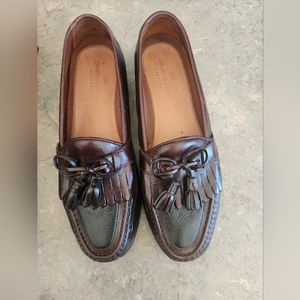 Men's Johnson & Murphy Two-Tone Deer Skin Dress/Casual Loafers, Size 10M